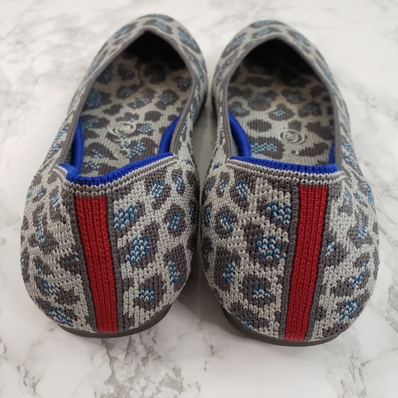 Rothy's Leopard Round Toe Flats Shoes - Picture 5 of 11